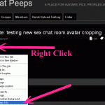 New image uploading tutorial for peeps and avatars