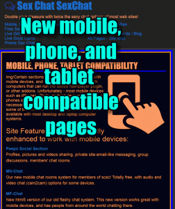 scsc new mobile tablet phone pages