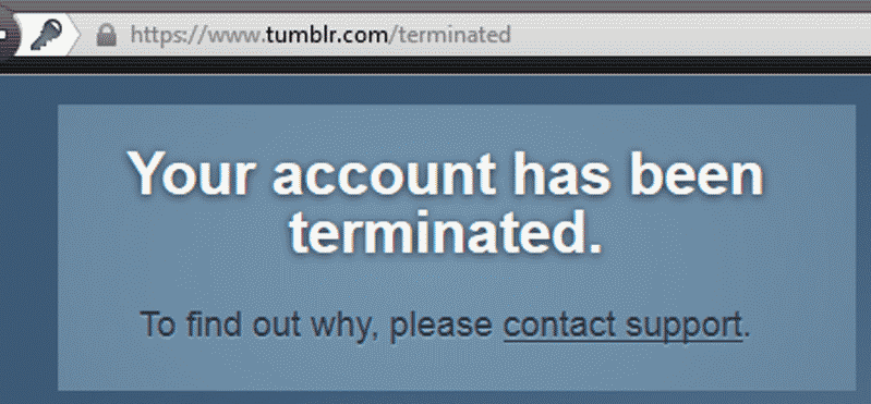 tumblr-account-terminated